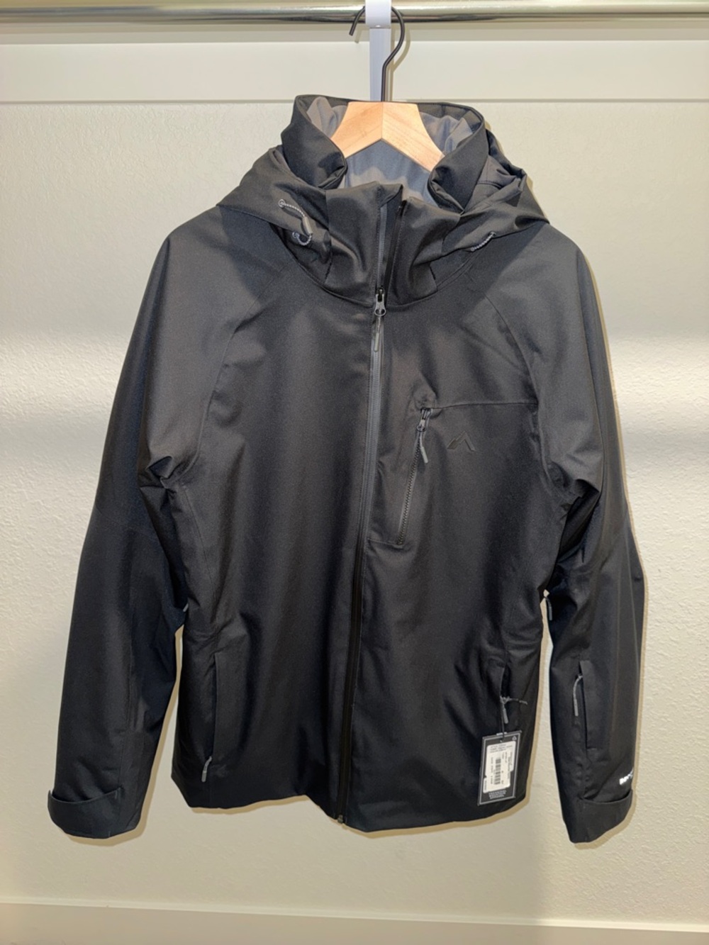Strafe Hayden Black Hooded Ski & Snowboard Jacket